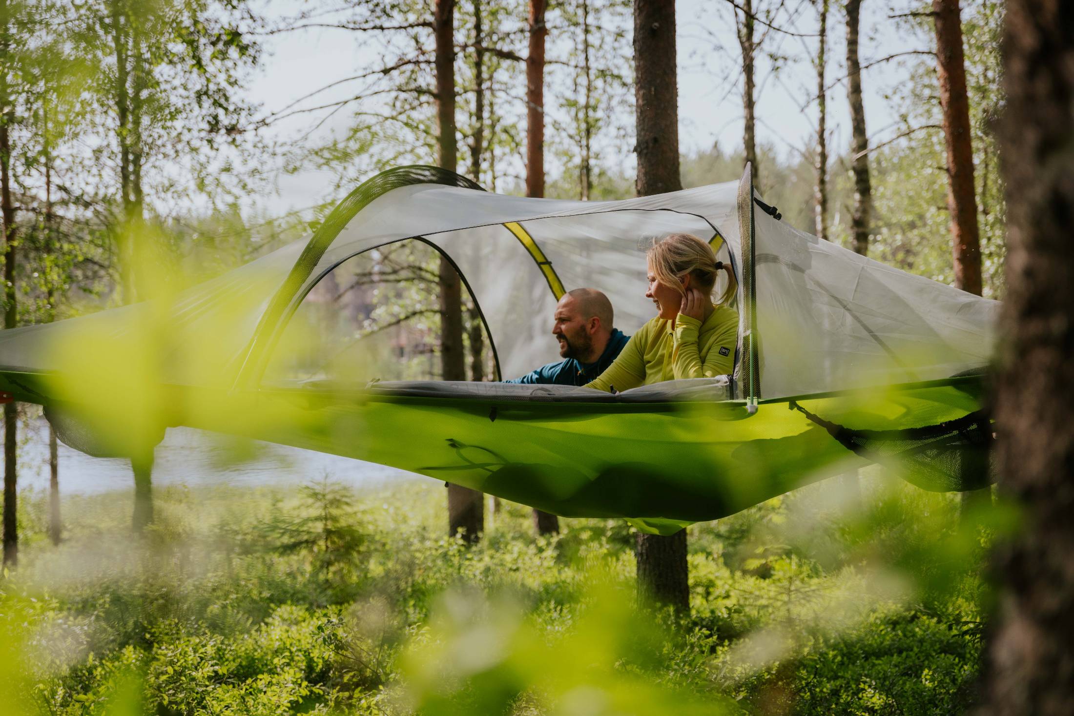 Metsäkartano Youth Centre tentsile guests
