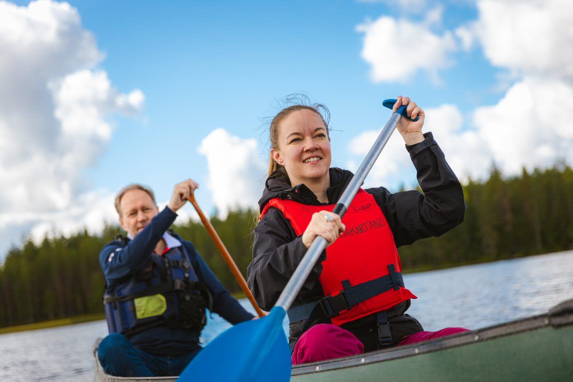 Metsäkartano ruskamaisema