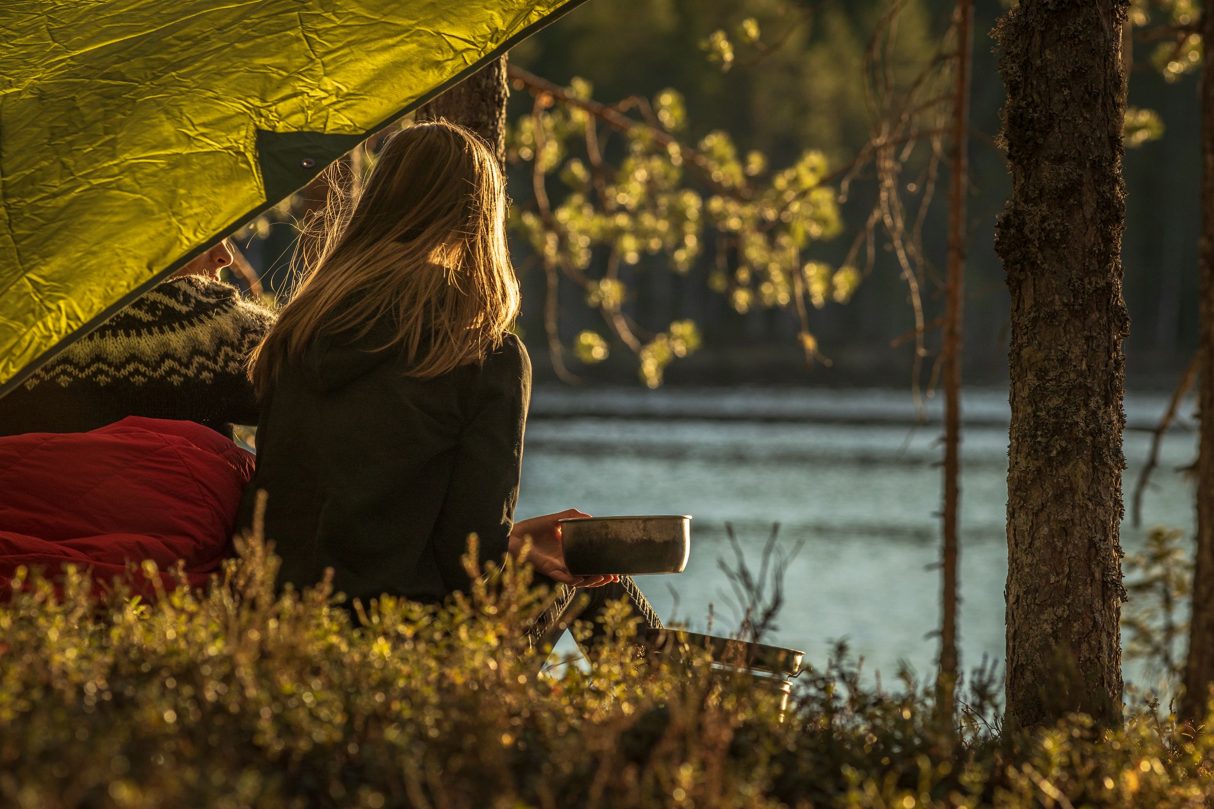 Metsäkartano retkeily telttailu