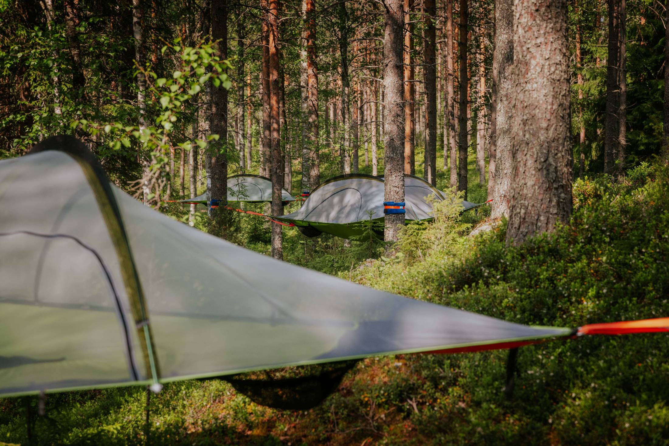 Nuorisokeskus Metsäkartano Vaarojen Majat tentsile majoitus