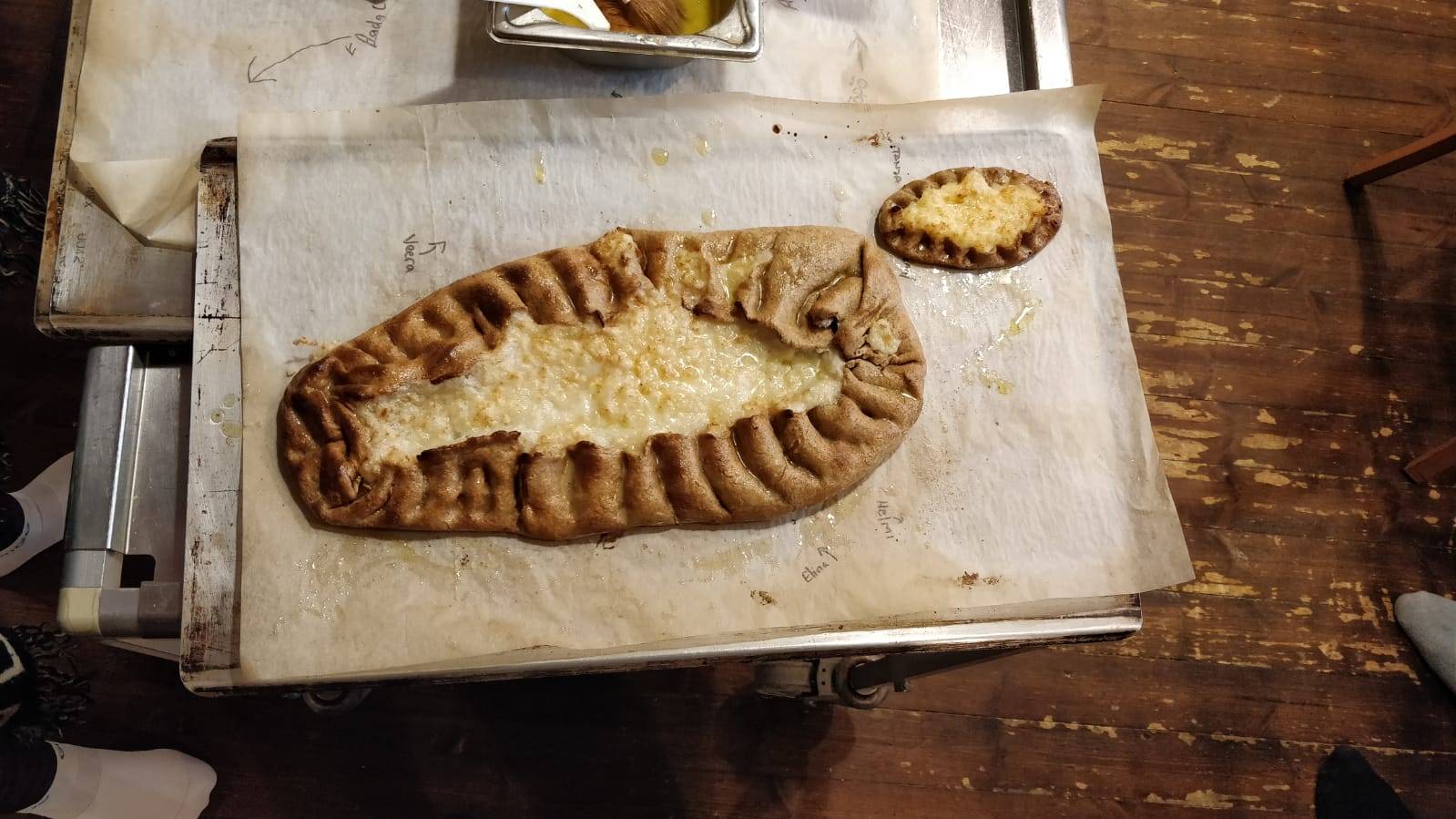 Baking carelian pies at Metsäkartano