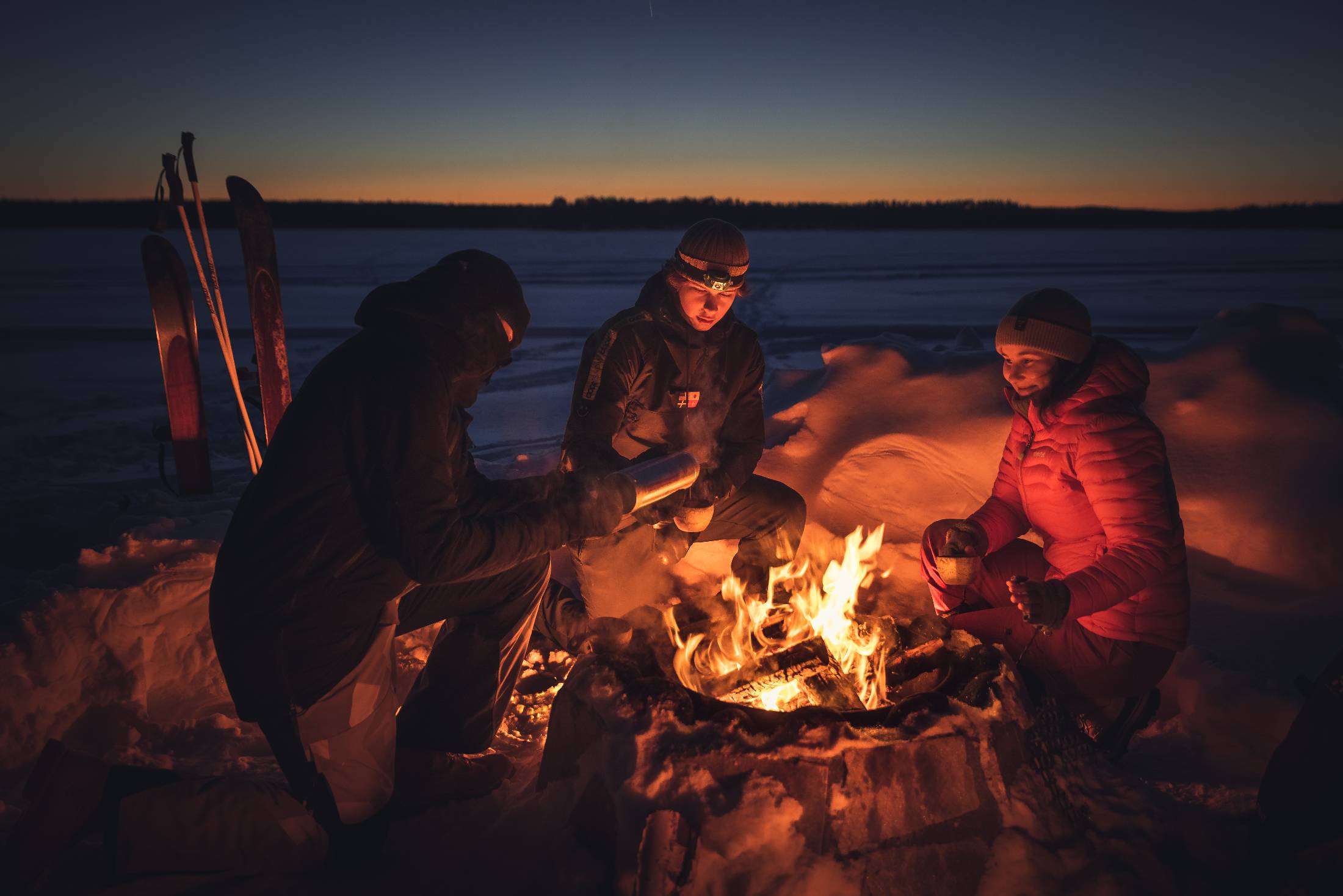 Nuorisokeskus Metsäkartano nuotio